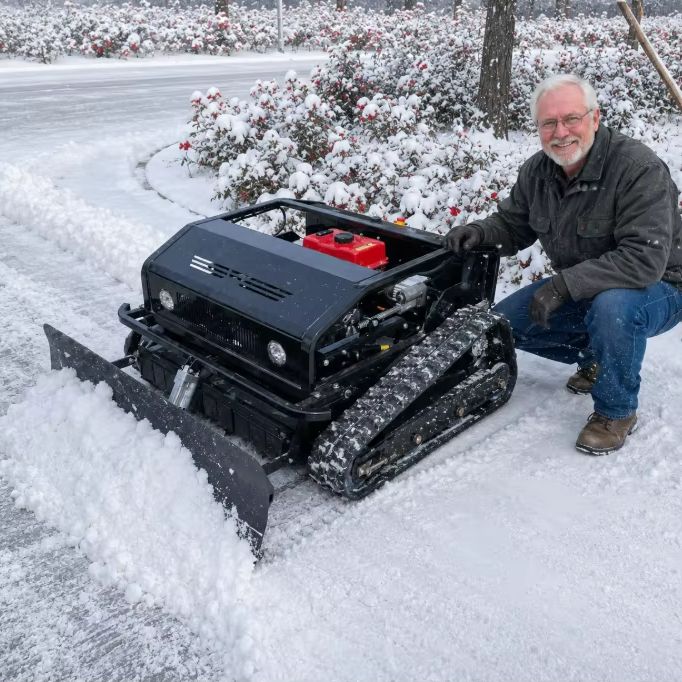 Agriculture Farming Robot - 2-in-1 Remote Control Tracked Mower and