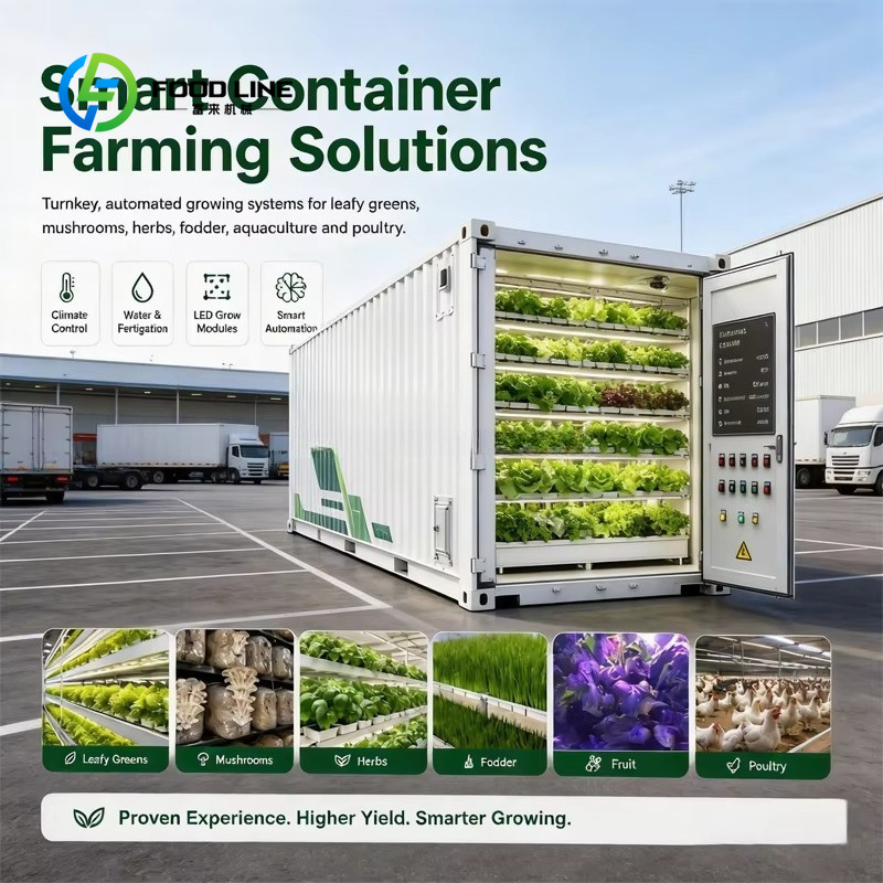 Hydroponic Container Farm for  - огляд і ціна Farming Agriculture Project