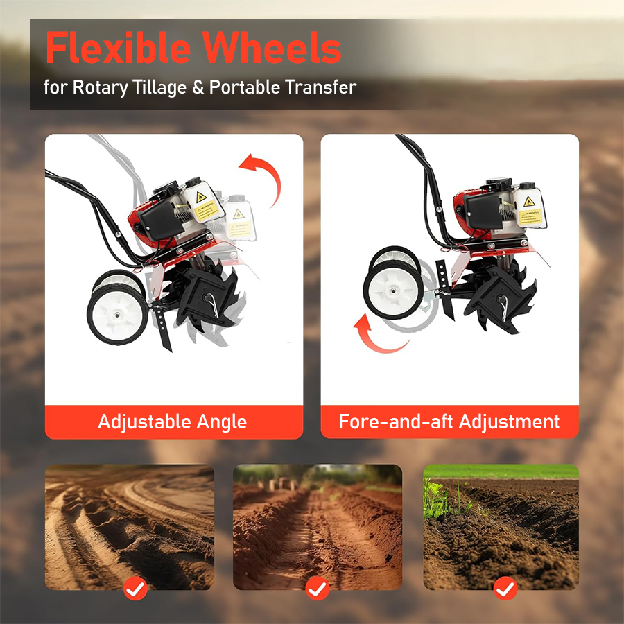 Tungfull Petrol Micro Cultivat - огляд і ціна Farming Equipment For Agriculture