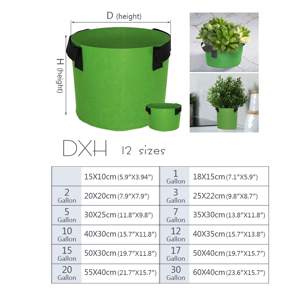 1-30 Gallon Green Garden Fabri - огляд і ціна Vegetable Transplanter