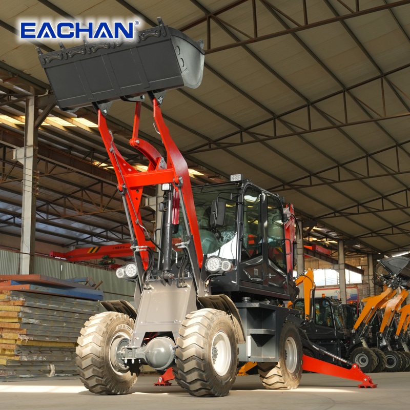 4WD Hydraulic Wheel Backhoe Lo - огляд і ціна Agriculture Farming Work