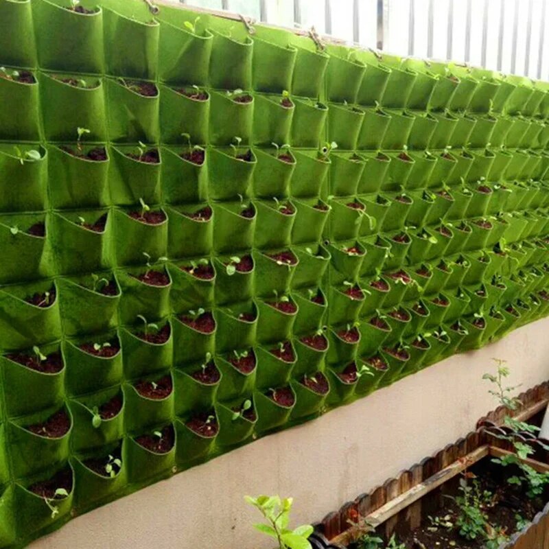NEW Wall Hanging Pockets Plant - огляд і ціна Agriculture Vertical Farming