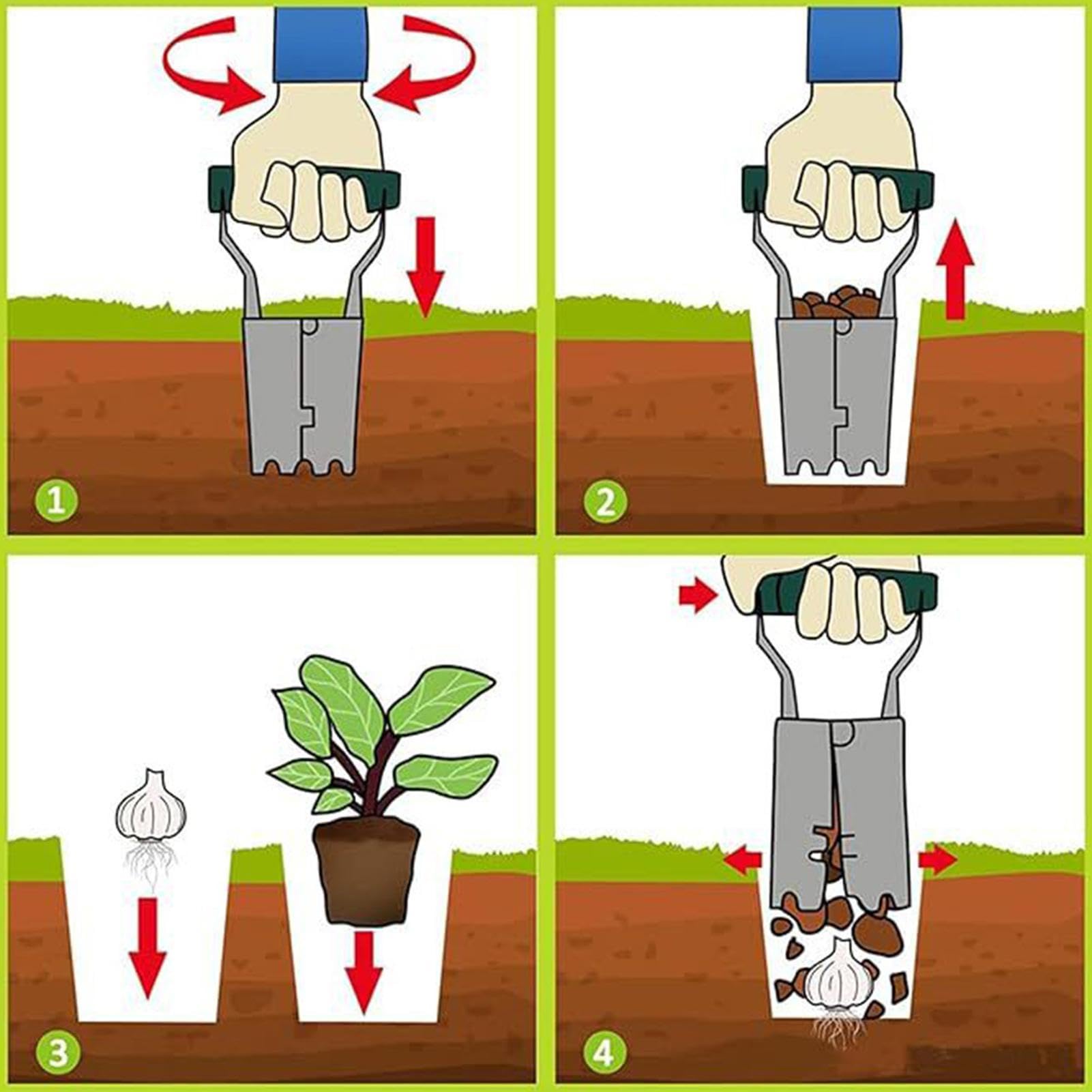 Vegetable Garden Seedling Tran - огляд і ціна Vegetable Transplanter