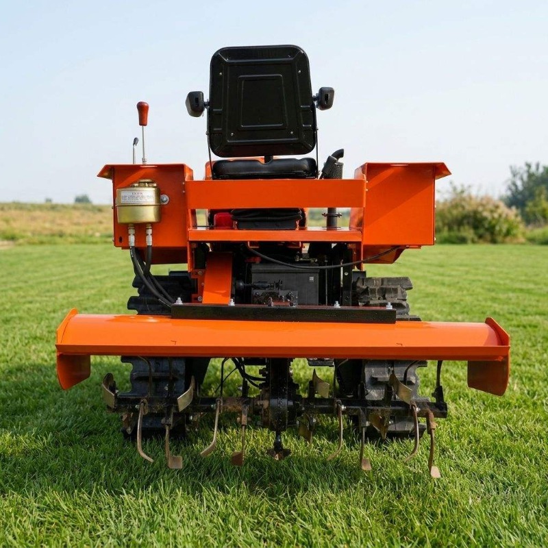 Crawler 4WD Rotary Tiller 35HP - огляд і ціна Farming Equipment For Agriculture