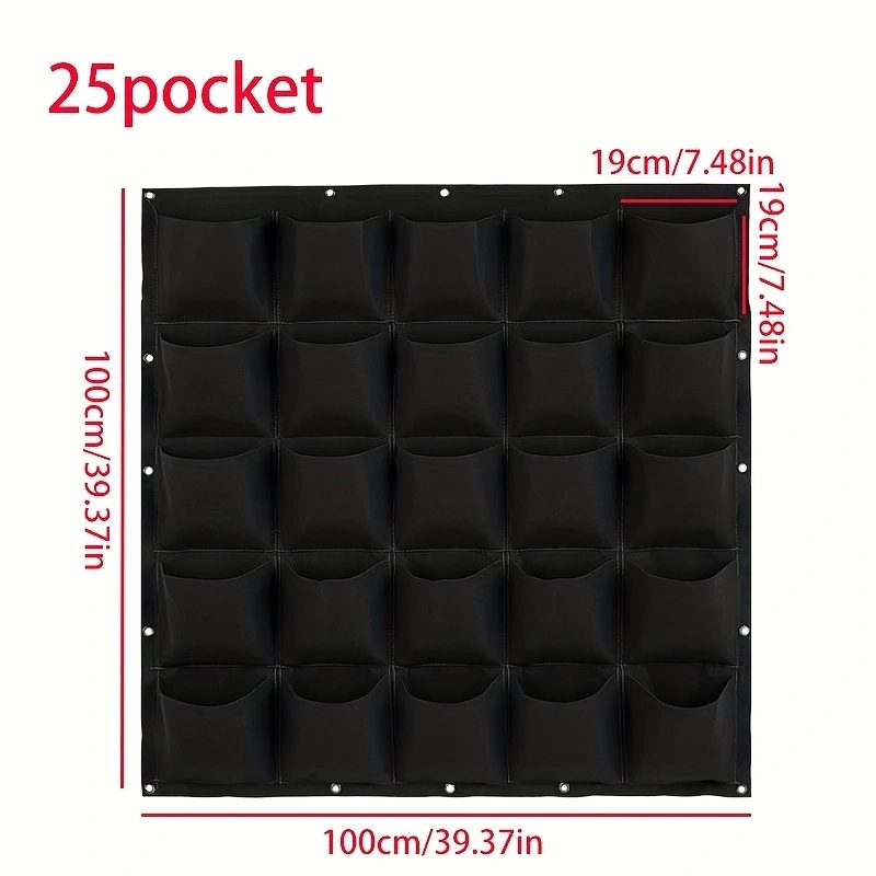 Multi-pocket Planting Bag Felt - огляд і ціна Agriculture Vertical Farming