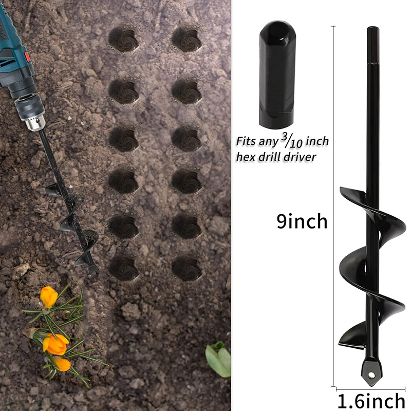 Garden Earth Auger Spiral Dril - огляд і ціна Vegetable Transplanter